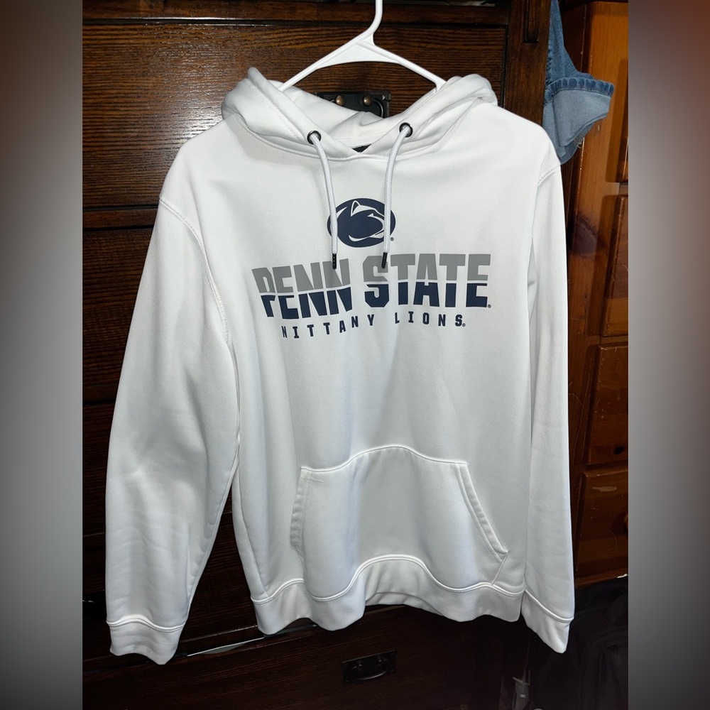 Colosseum White Penn State Nittany Lions Pullover Hoodie